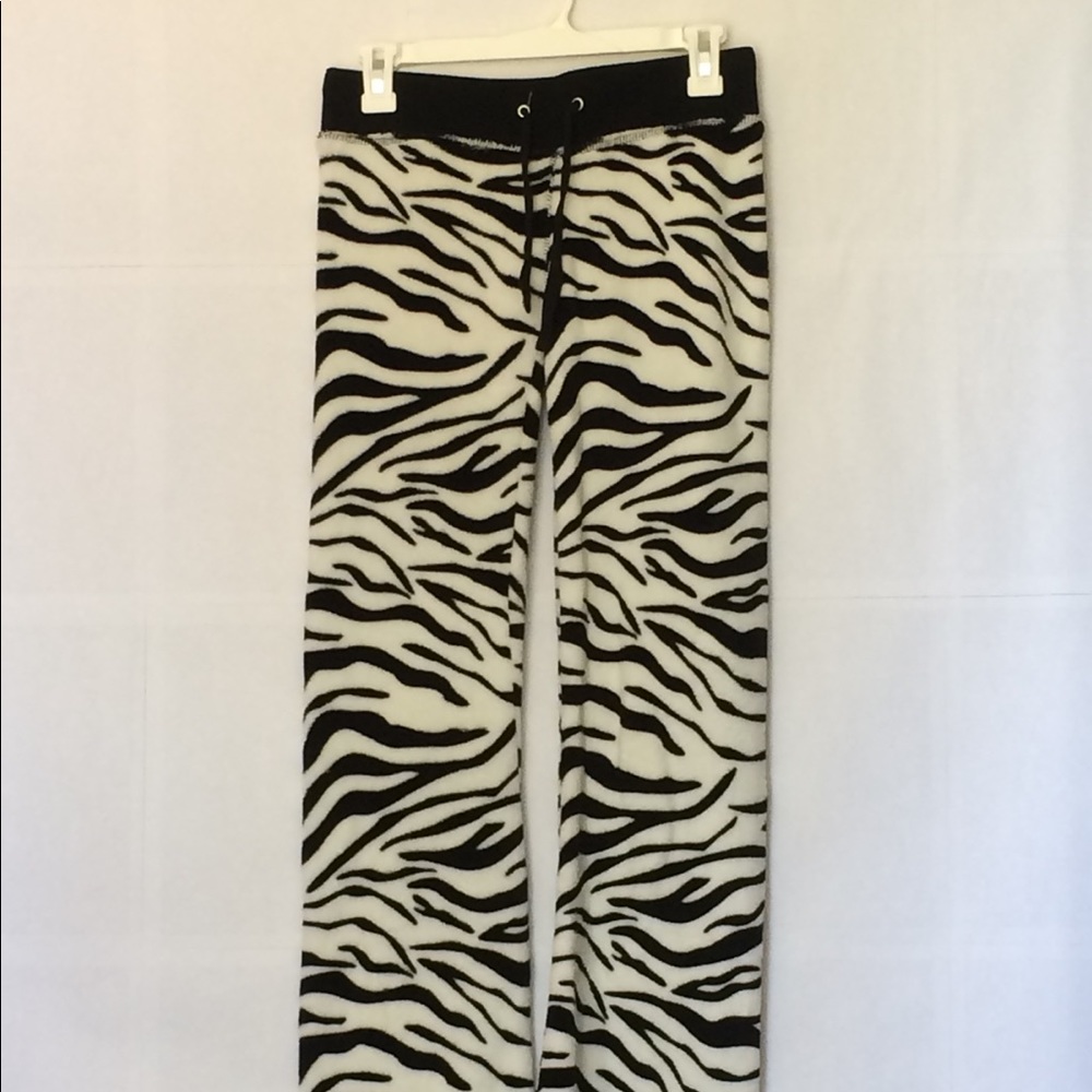 Fluffy, Comfy, Zebra Print Pajama Pants